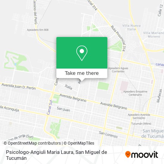Psicologo-Angiuli Maria Laura map