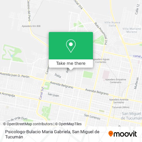 Psicologo-Bulacio Maria Gabriela map