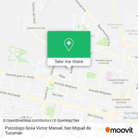 Psicologo-Sosa Victor Manuel map