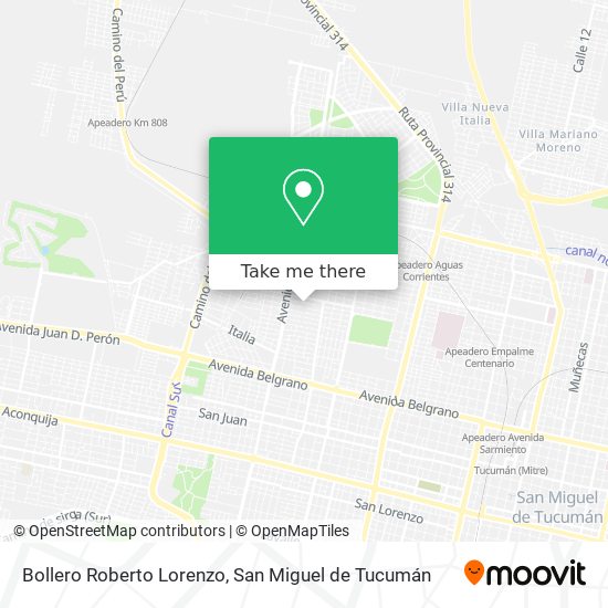 Bollero Roberto Lorenzo map
