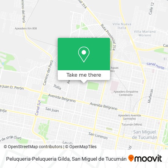 Peluqueria-Peluqueria Gilda map