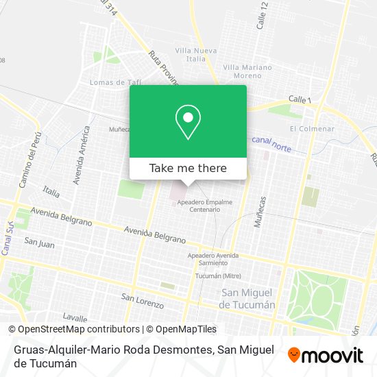 Mapa de Gruas-Alquiler-Mario Roda Desmontes