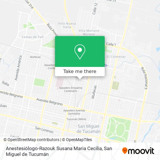 Mapa de Anestesiólogo-Razouk Susana Maria Cecilia