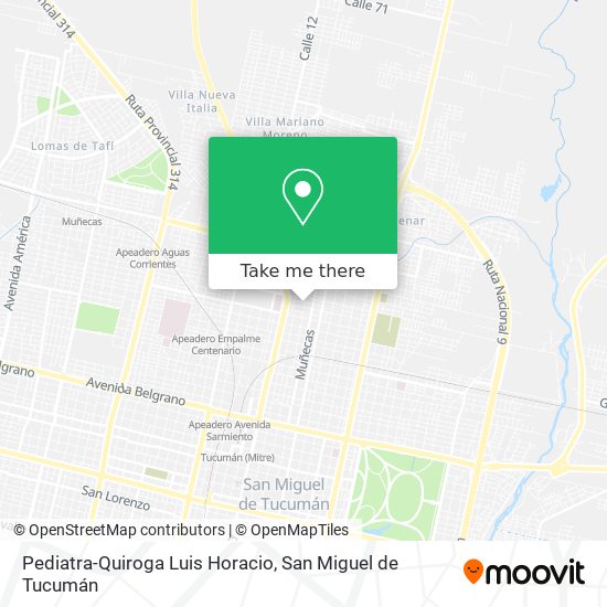 Pediatra-Quiroga Luis Horacio map