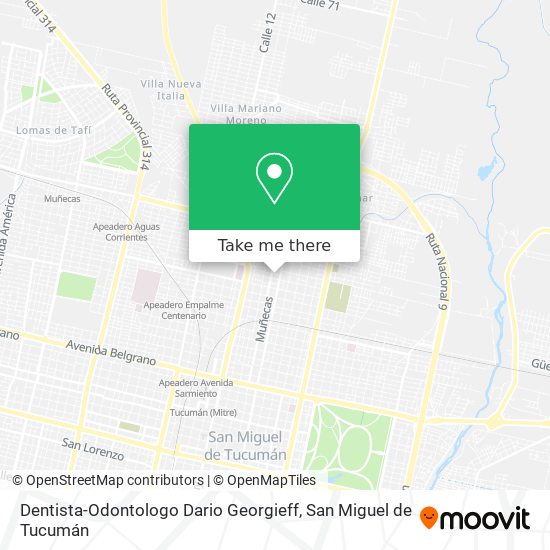 Dentista-Odontologo Dario Georgieff map