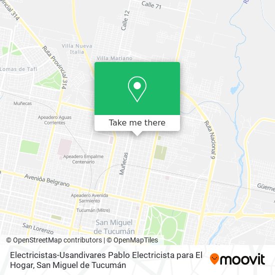 Electricistas-Usandivares Pablo Electricista para El Hogar map
