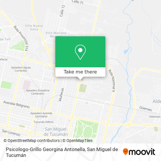 Psicologo-Grillo Georgina Antonella map