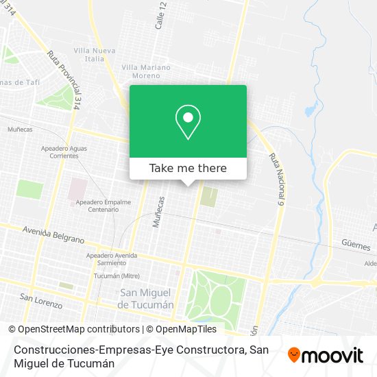 Construcciones-Empresas-Eye Constructora map