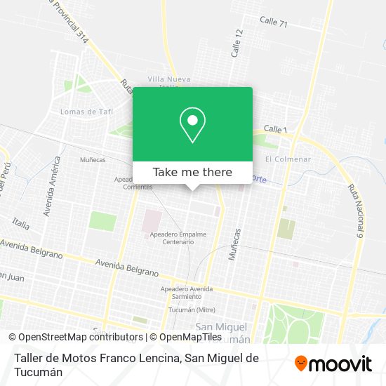 Taller de Motos Franco Lencina map