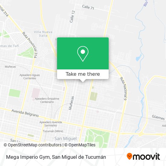Mapa de Mega Imperio Gym