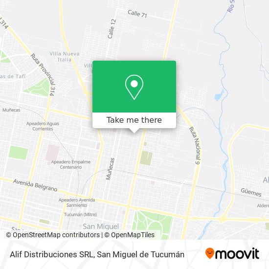 Alif Distribuciones SRL map