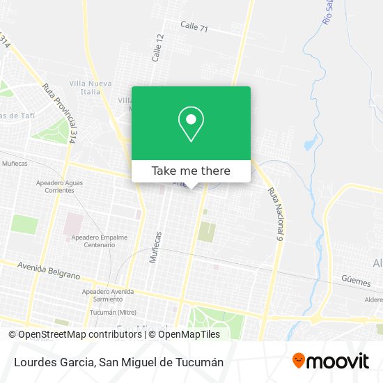 Lourdes Garcia map