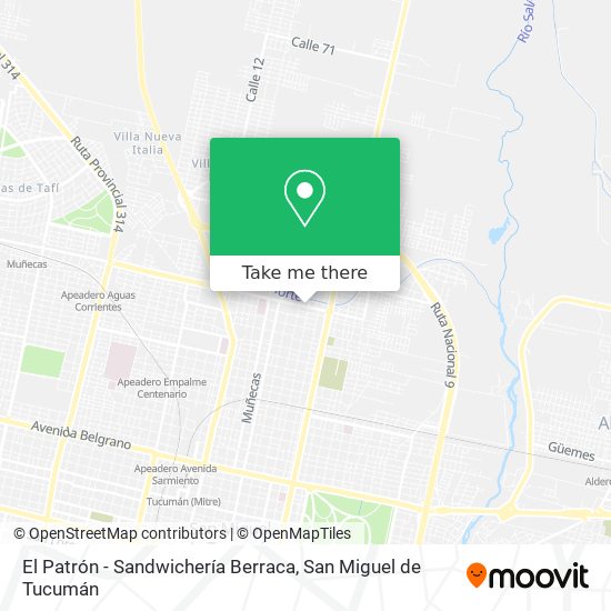 El Patrón - Sandwichería Berraca map