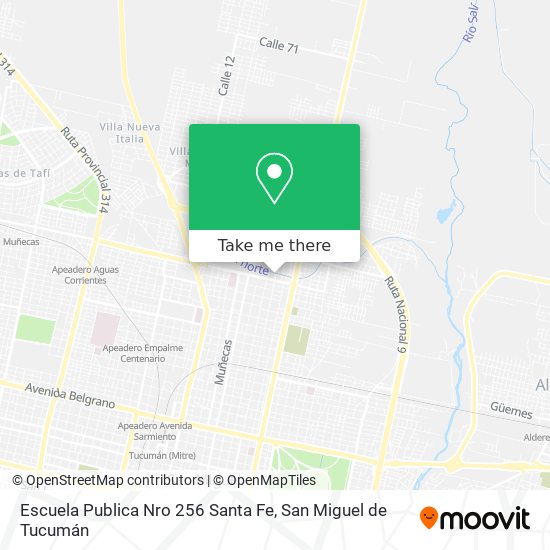 Escuela Publica Nro 256 Santa Fe map