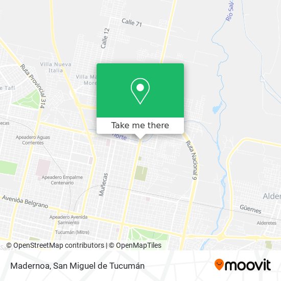 Madernoa map