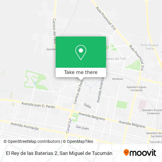 Mapa de El Rey de las Baterias 2