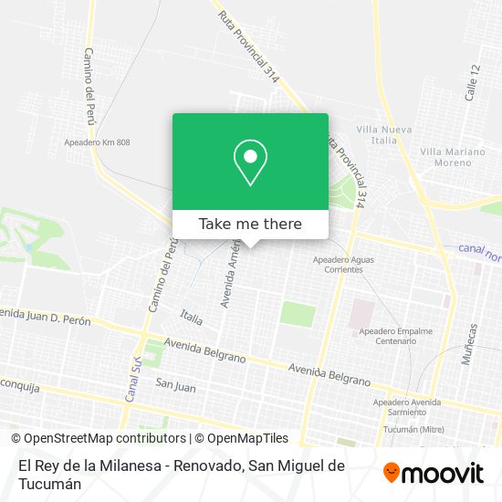 El Rey de la Milanesa - Renovado map