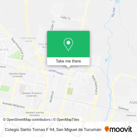 Mapa de Colegio Santo Tomas F 94