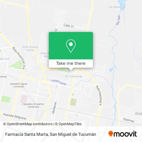 Farmacia Santa Marta map