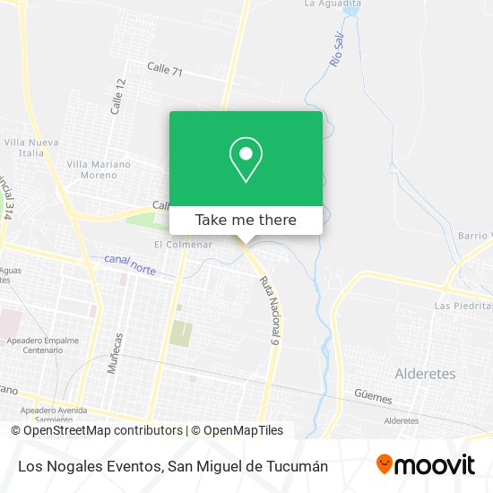 Los Nogales Eventos map