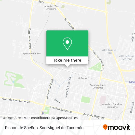 Rincon de Sueños map