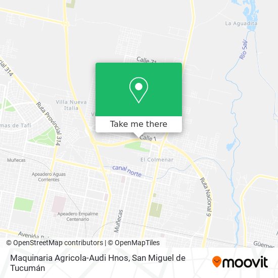 Mapa de Maquinaria Agricola-Audi Hnos