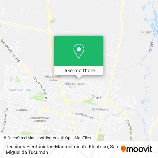 Técnicos Electricistas-Mantenimiento Electrico map