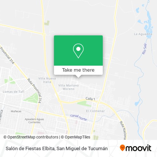 Salón de Fiestas Elbita map