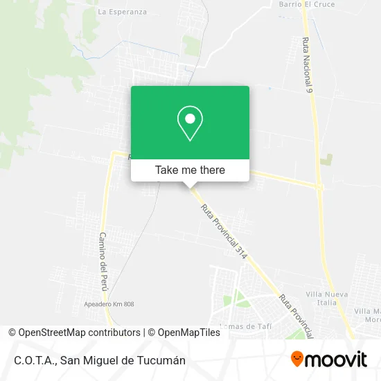 Mapa de C.O.T.A.