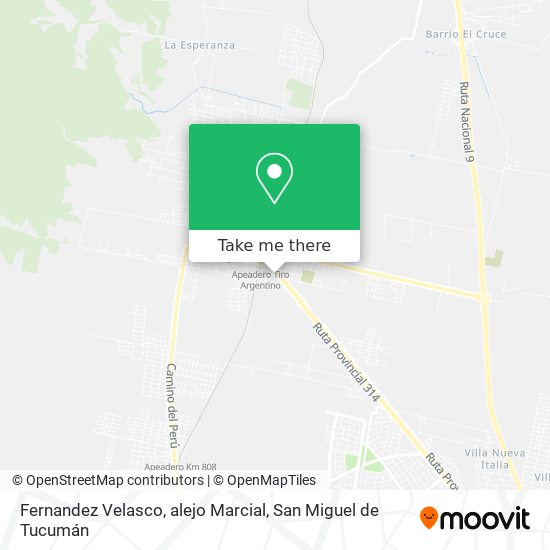 Fernandez Velasco, alejo Marcial map