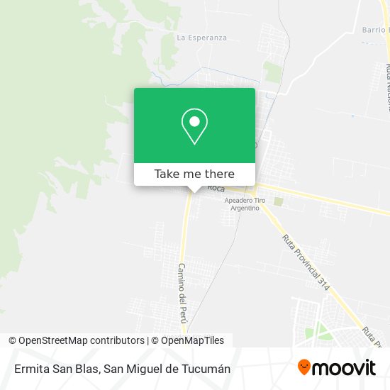 Ermita San Blas map