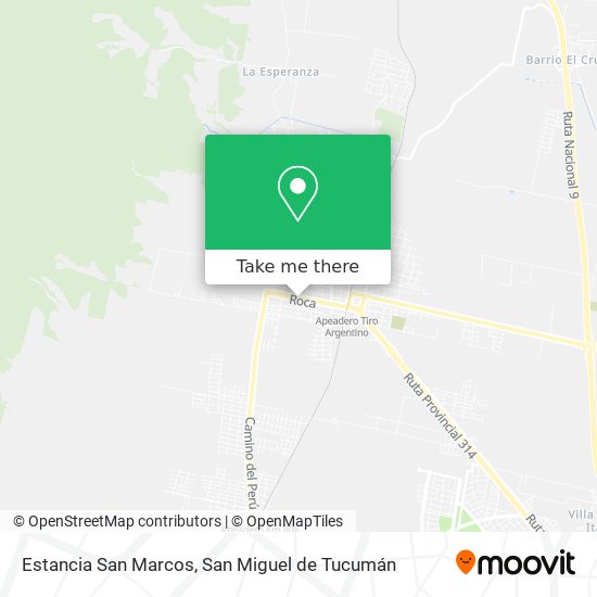 Mapa de Estancia San Marcos
