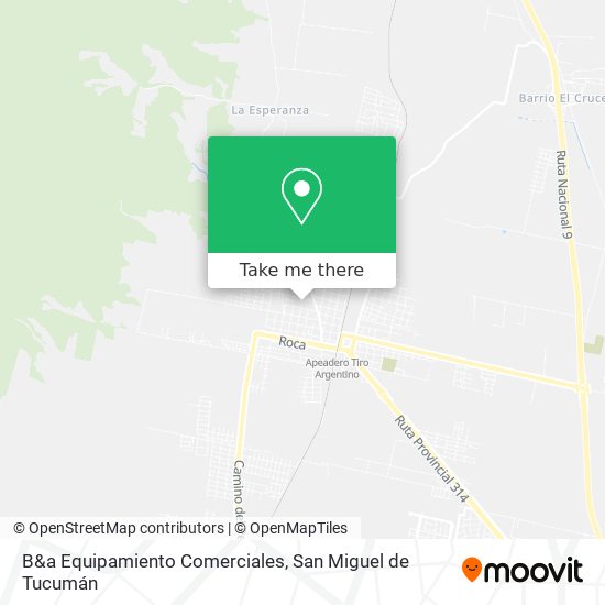 Mapa de B&a Equipamiento Comerciales