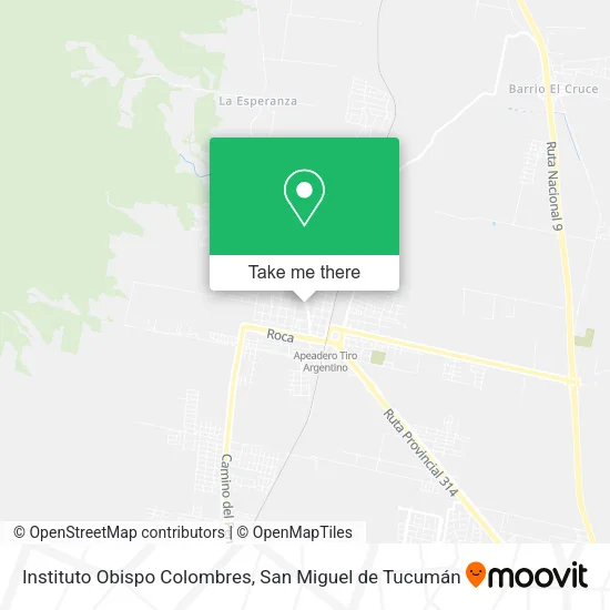 Instituto Obispo Colombres map