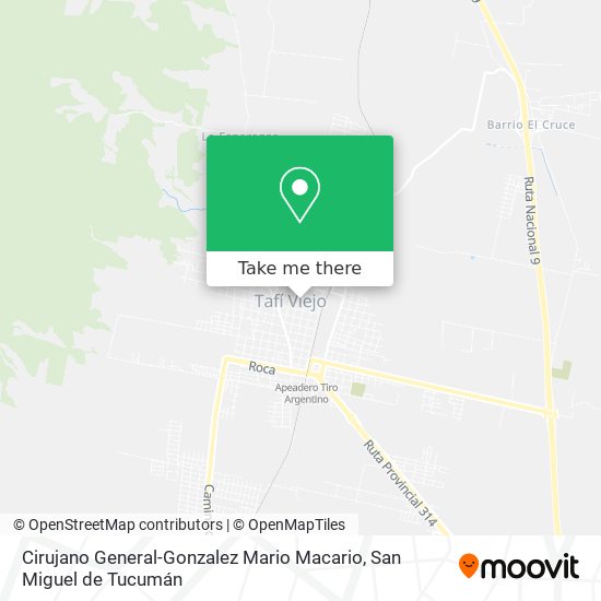 Cirujano General-Gonzalez Mario Macario map