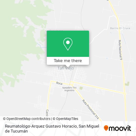 Reumatológo-Arquez Gustavo Horacio map