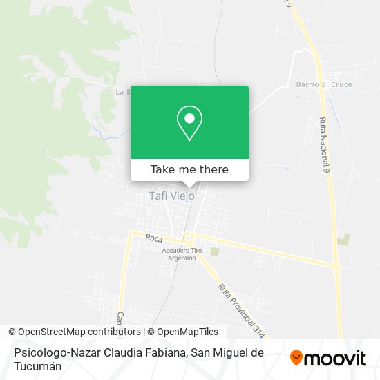 Mapa de Psicologo-Nazar Claudia Fabiana