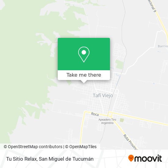 Mapa de Tu Sitio Relax