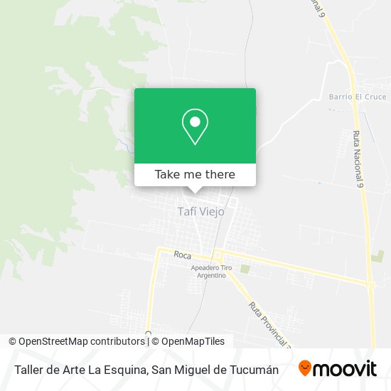 Mapa de Taller de Arte La Esquina