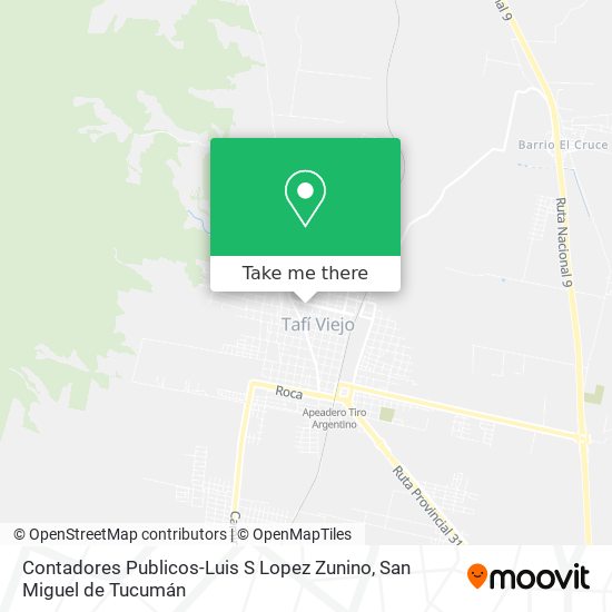 Contadores Publicos-Luis S Lopez Zunino map