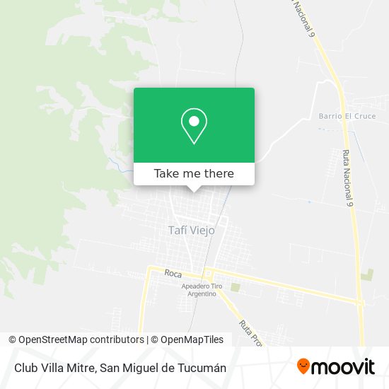 Club Villa Mitre map