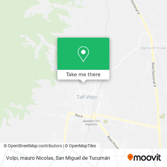 Mapa de Volpi, mauro Nicolas