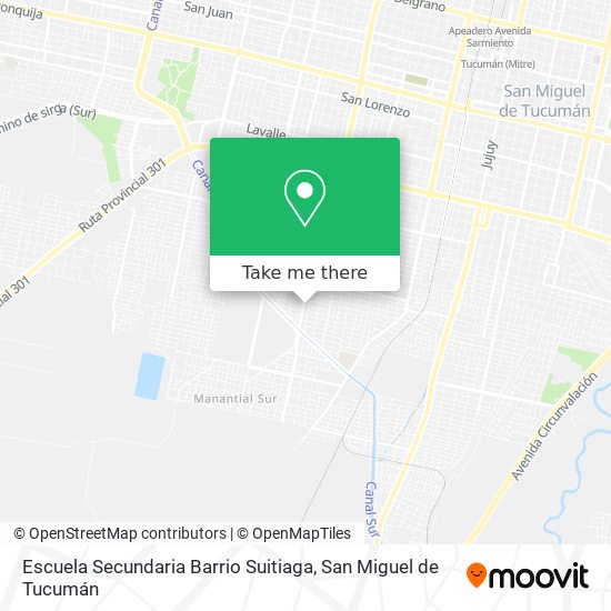 Escuela Secundaria Barrio Suitiaga map