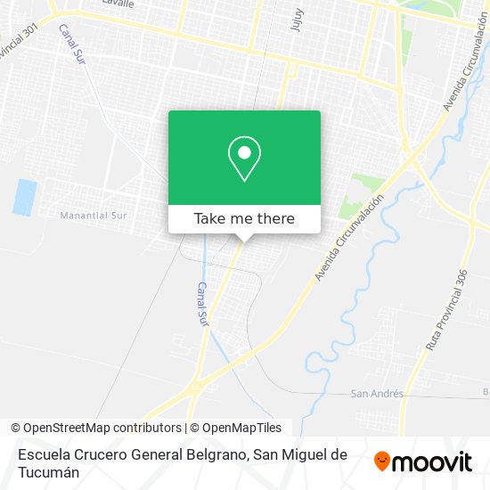 Escuela Crucero General Belgrano map