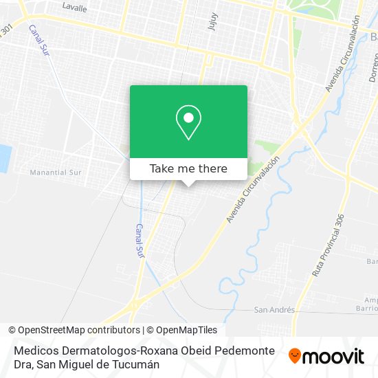 Medicos Dermatologos-Roxana Obeid Pedemonte Dra map