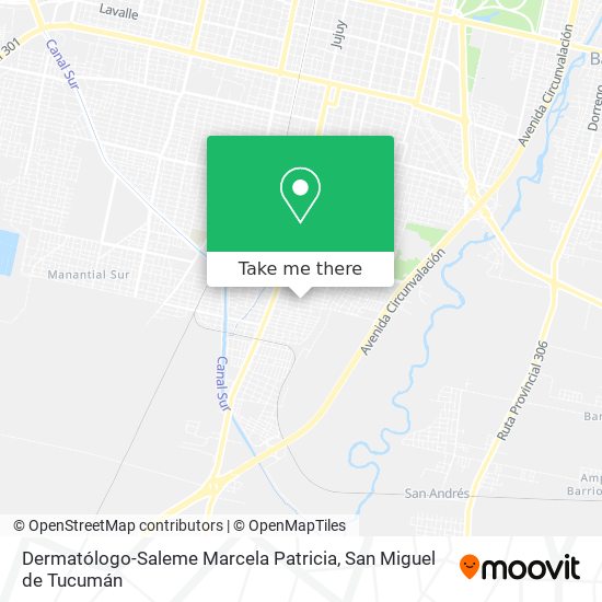 Dermatólogo-Saleme Marcela Patricia map