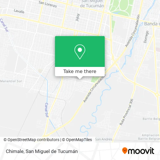 Mapa de Chimale