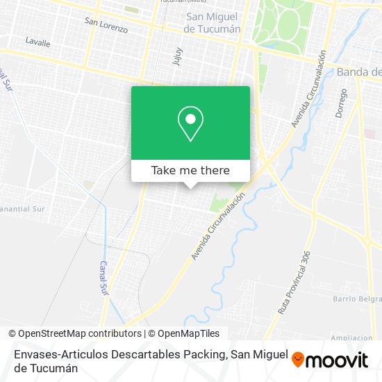 Mapa de Envases-Articulos Descartables Packing