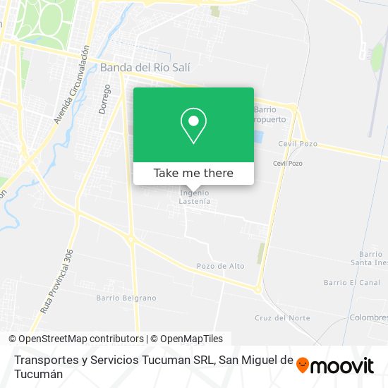 Transportes y Servicios Tucuman SRL map