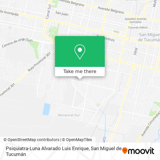 Psiquiatra-Luna Alvarado Luis Enrique map